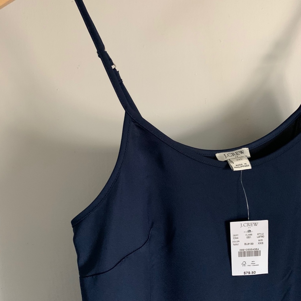 J Crew Factory navy slip dress - Picture 4 of 6